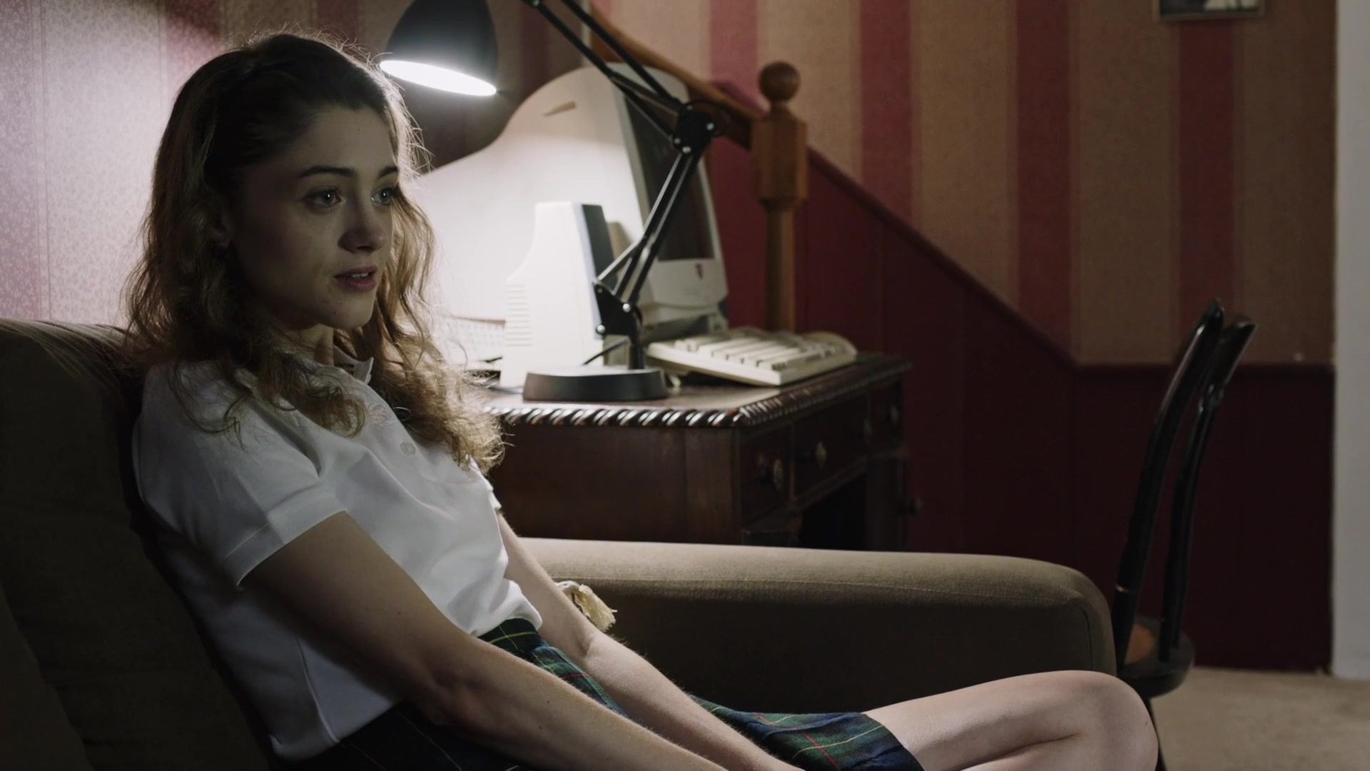 Natalia Dyer nude - Yes, God, Yes (2017)